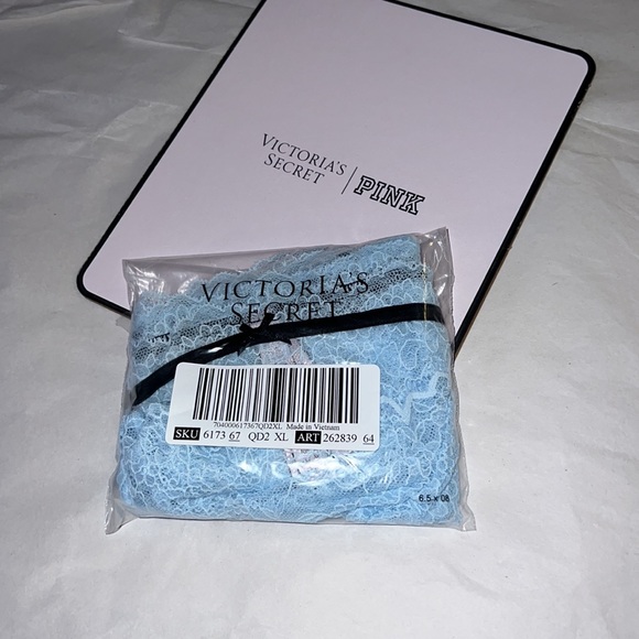 (XL) 2pcs Victoria's Secret Lace Trim THONG & CHEEKY Panties Dream Angels - Picture 14 of 14